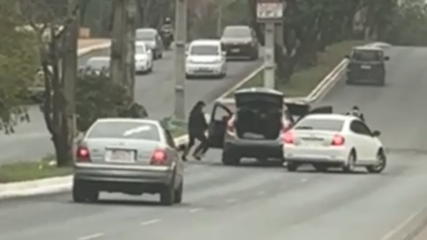 Video: Dos personas sufren asalto a mano armada sobre la ruta PY07