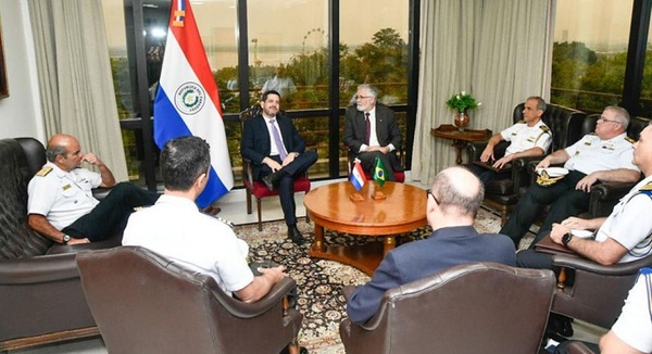 Hidrovía Paraguay-Paraná: presidente de Diputados se reunió con autoridades del Brasil
