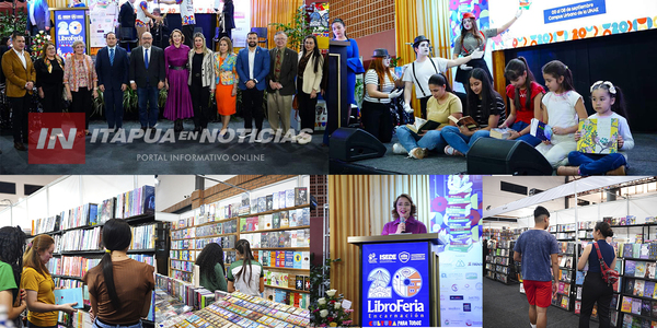 EXTENSO PROGRAMA DE ACTIVIDADES EN LA LIBROFERIA DURANTE ESTE MIÉRCOLES - Itapúa Noticias