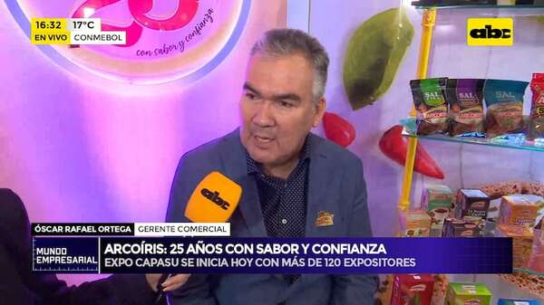 Arcoiris celebra sus 25 años en la Expo Capasu 2024 - Mundo empresarial - ABC Color