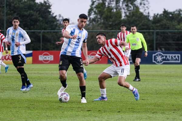 Selección Sub 20 cae ante Argentina en amistoso - Fútbol - ABC Color