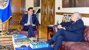 Canciller y titular de la OEA hablan sobre temas regionales - ADN Digital