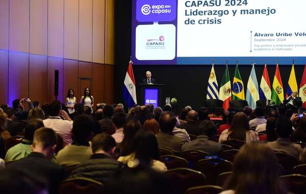 Expo Capasu: “Paraguay ha tenido una gran y ejemplar estabilidad”, destaca Álvaro Uribe - Economía - ABC Color