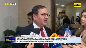 Video: Senado aprueba salvar a Caja Parlamentaria de G. 2.400 millones para “jubilaciones vip” - ABC Noticias - ABC Color