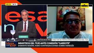 TSJE ante comisión “garrote”: Ruíz Díaz afirma que no hubo aportes de ONG a campañas electorales - Mesa de Periodistas - ABC Color