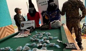 Desbaratan centro de ventas de drogas en Remansito