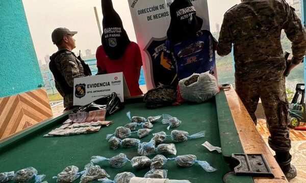 Desbaratan centro de ventas de drogas en Remansito
