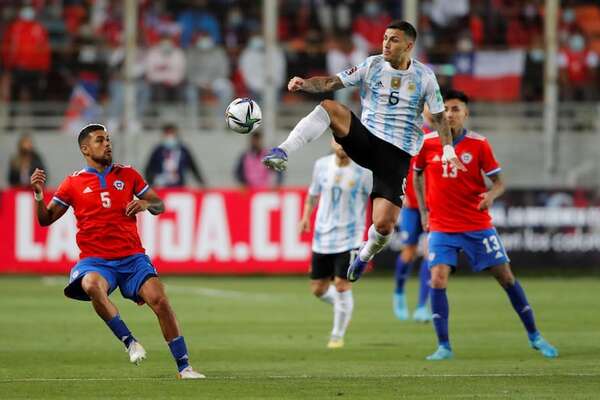 Argentina vs. Chile: Hora, dónde ver hoy por TV y formaciones - Eliminatorias - ABC Color
