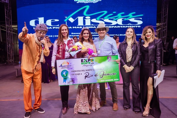 Amada Cáceres Güen se corona como Miss Haka Pichona en la Expo Norte 2024