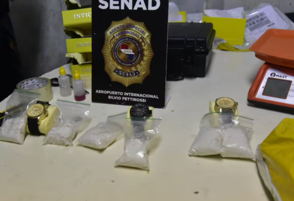 Senad incauta encomiendas con droga