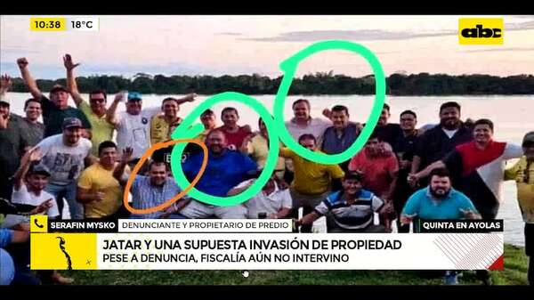 Con prepotencia y cara cubierta: así fue la invasión encabezada por Jatar - ABC Noticias - ABC Color