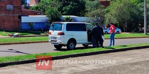 HURTARON UN VEHÍCULO DE UNA PLAYA DE AUTOS Y LUEGO FUE ABANDONADO  - Itapúa Noticias