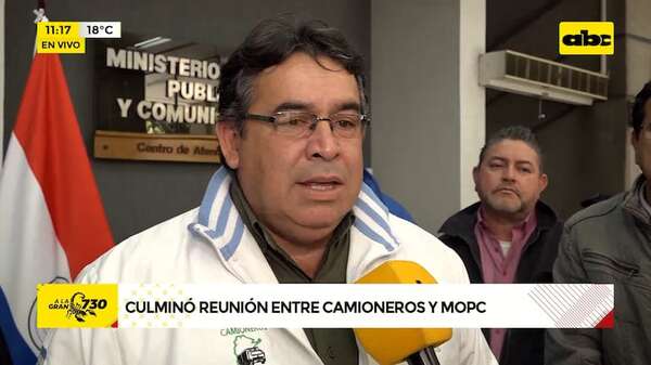 Camioneros fueron escuchados por ministra de Obras tras fatal accidente en Pedrozo - ABC Noticias - ABC Color