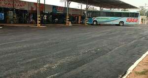 Diario HOY | Obras de pavimentación en la terminal de Concepción llegan a un 80% de avance