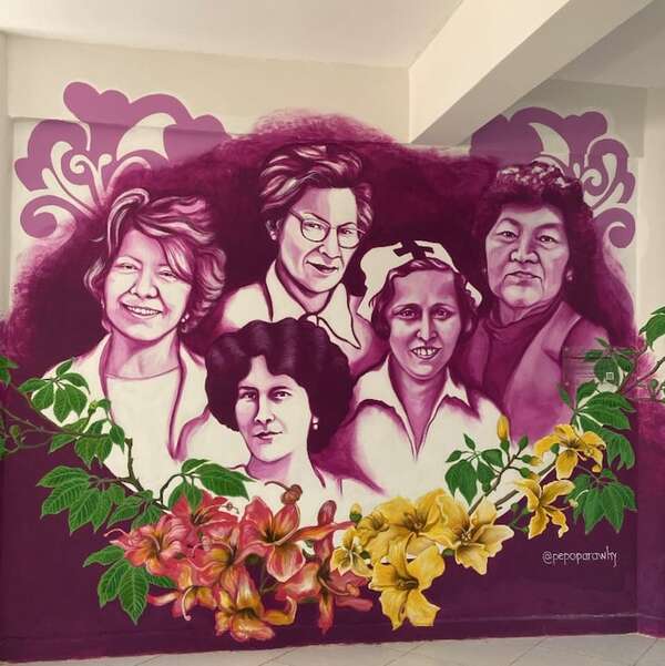 Chaco: inauguran imponente mural en honor al legado de mujeres paraguayas - Noticias del Chaco - ABC Color