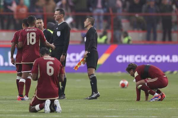Venezuela jugó mal, no encontró la pelota, no tuvo el mejor partido, según Batista - Fútbol Internacional - ABC Color