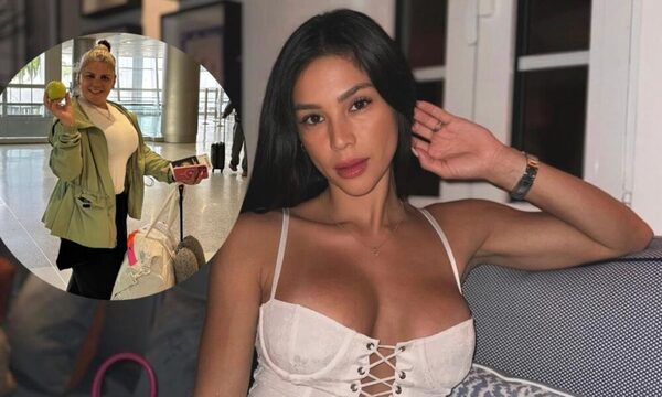 Thelma Ortigoza le llevó a su mamá por unos días a Miami