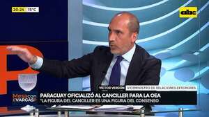 Oficializan al canciller Ramírez para la OEA: “es una figura de consenso”, afirma viceministro - Mesa de Periodistas - ABC Color