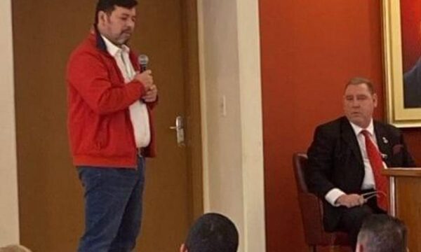 Prietista Richard Alfonso demuestra caradurez ante Horacio Cartes