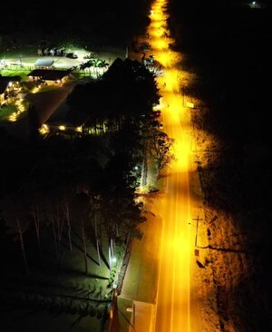 Habilitan obra de refuerzo de la iluminación pública en Paso Yobái - .::Agencia IP::.