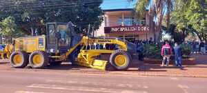 Municipalidad de Cambyretá adquirió una motoniveladora para arreglo de caminos vecinales