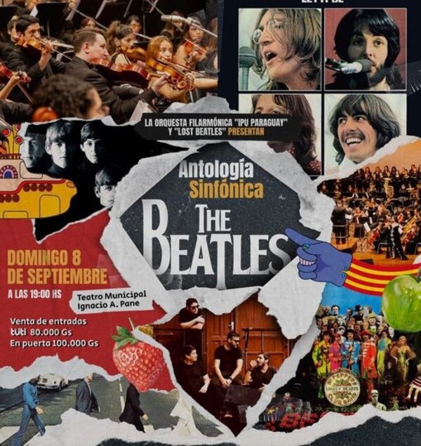Orquesta Filarmónica Ipu Paraguay presentará concierto sobre “Antología Sinfónica The Beatles” en el Teatro Municipal · - .::Agencia IP::.