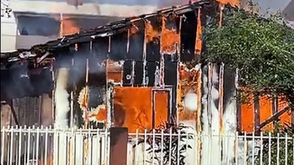 Voraz incendio de una casa acaba con la vida de dos hermanos en Santa Rita