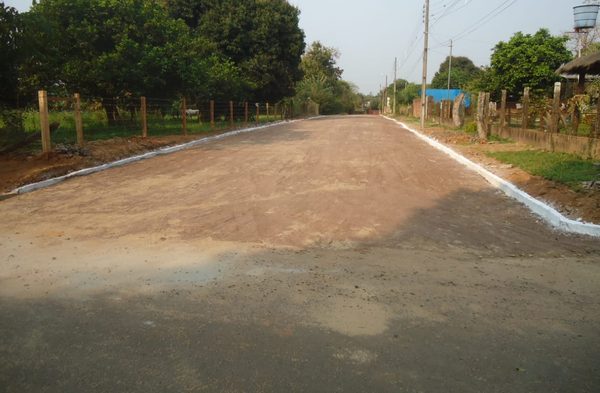 Culminaron los trabajos de empedrado en un tramo céntrico San José de los Arroyos - Noticiero Paraguay