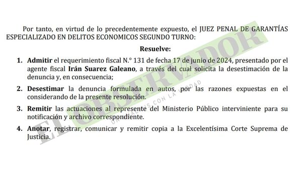 Denuncia por enriquecimiento ilícito contra “Bachi” Nuñez es desestimada