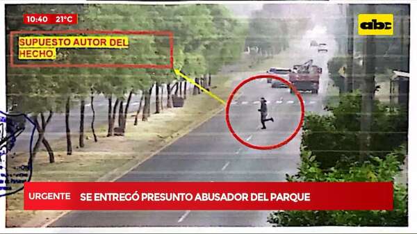 Supuesto abusador del Parque Guasu se entregó a la Justicia - ABC Noticias - ABC Color