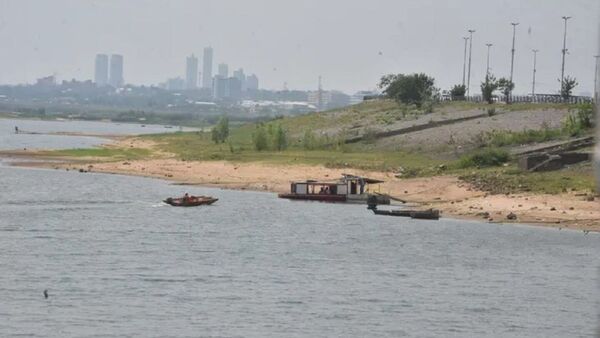 El río Paraguay registra su nivel más bajo en cerca de un siglo en el tramo de Asunción