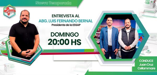 Presidente de la ESSAP, Abog. Luis Bernal abordará fallas y soluciones del acueducto en el Chaco