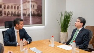 Presidente Peña se reunió con director de Seguridad de Taiwán en Asunción