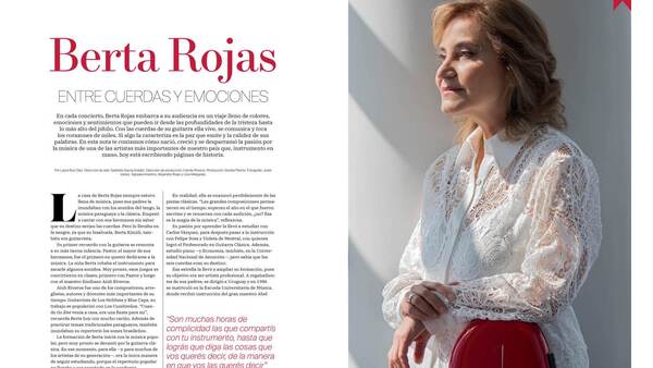 Este domingo llega una Pausa con Berta Rojas