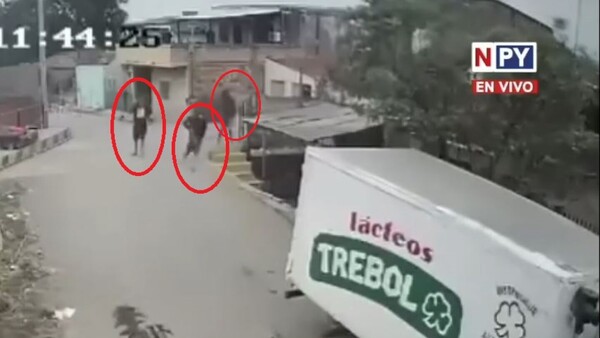 Barrio Santa Ana: Repartidor de leche fue asaltado por cinco delincuentes
