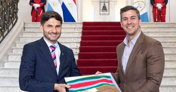 La Nación / Peña se reunió con gobernador de Santa Fe para fortalecer el crecimiento y la integración regional