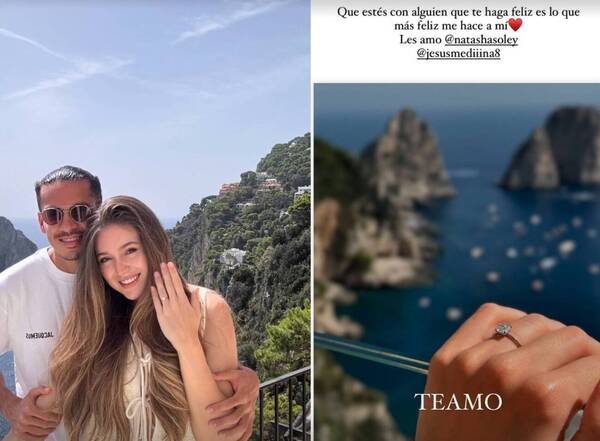 “Dijo que sí”: la romántica propuesta que le hizo un pelotero a su novia modelo