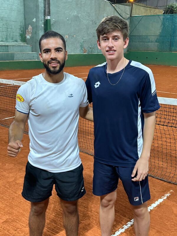 Federico González y Álvaro Frutos son finalistas del torneo de tenis "Fundación de Asunción"