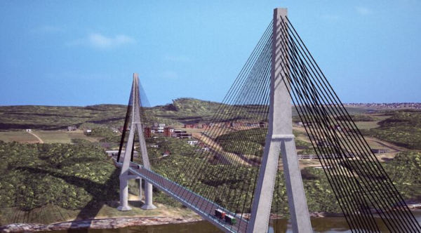 Puente con Brasil: obras están paradas en el territorio vecino
