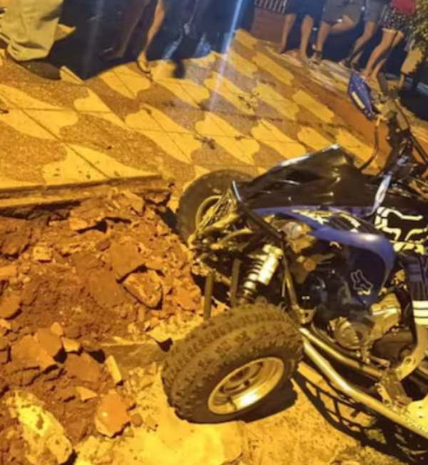 Capiatá: Médico fallece tras chocar contra vereda de una casa