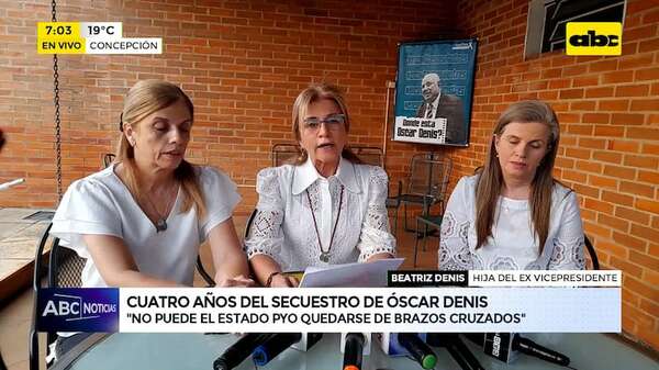 Cuatro años del secuestro de Oscar Denis - ABC Noticias - ABC Color