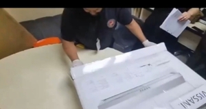 Pillar droga en un extractor de aire que llegó de Miami