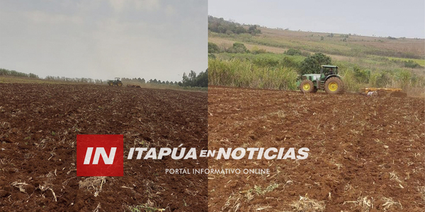 PREPARACIÓN DE SUELO EN HUERTAS DE PEQUEÑAS FINCAS EN LA PAZ - Itapúa Noticias