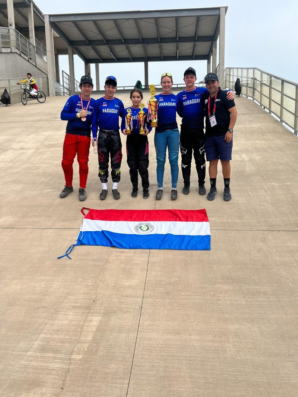 Gran gestión guaraní y triple podio en cierre del Panamericano BMX en Lima