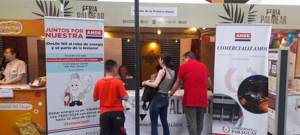 En Feria Palmear, la ANDE atendió diversas consultas - Economía - ABC Color