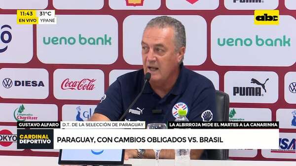 Paraguay vs. Brasil: “mañana el partido lo juega la gente” - ABC Noticias - ABC Color
