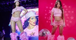 La Nación / ¡Emilia Mernes tuvo un gesto especial con su doble paraguaya!