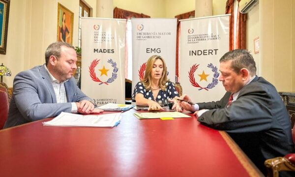 Inicia proceso de transferencia de tierras de Marina Cué a favor del Indert