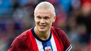 Haaland sella la primera victoria de Noruega en la Liga de Naciones