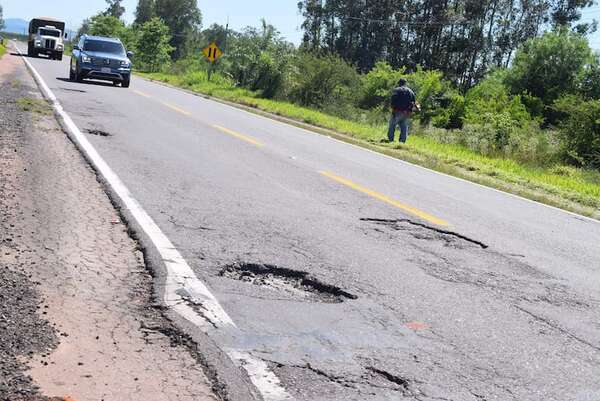 Reiteran pedido de recapado del tramo Paraguarí - Carapeguá de la ruta PY01 - Nacionales - ABC Color
